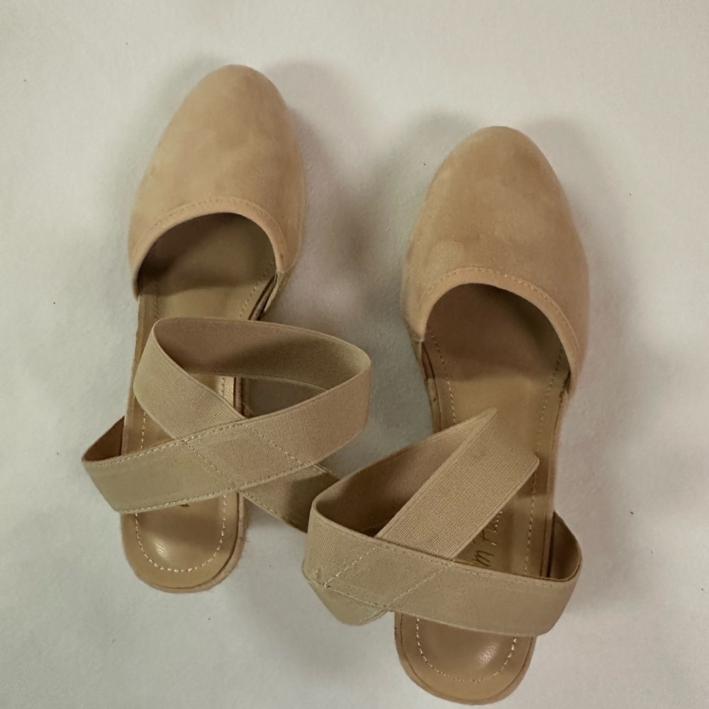 Dream Pairs Blush Espadrille Wedge Sandals
